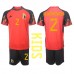 Belgien Toby Alderweireld #2 Replika Babykläder Hemma matchkläder barn VM 2022 Korta ärmar (+ Korta byxor)